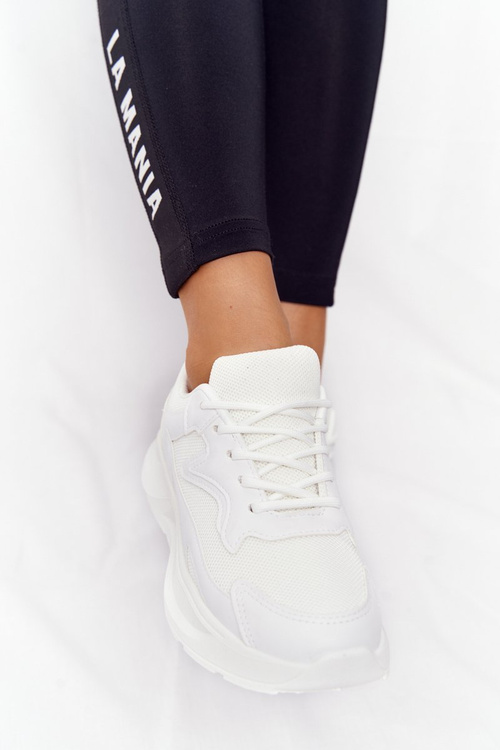 Women's Sneakers On A Chunky Sole White Delusion