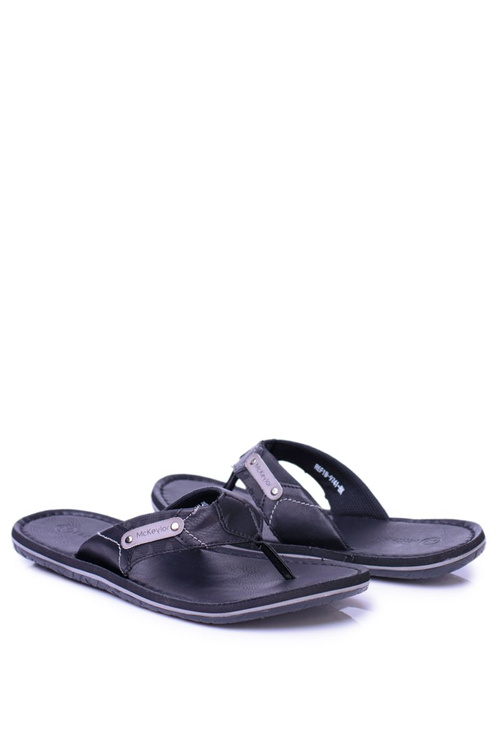 Black Lightweight Ayumu Flip Flops