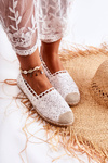 Women's Openwork Espadrilles White Letisa