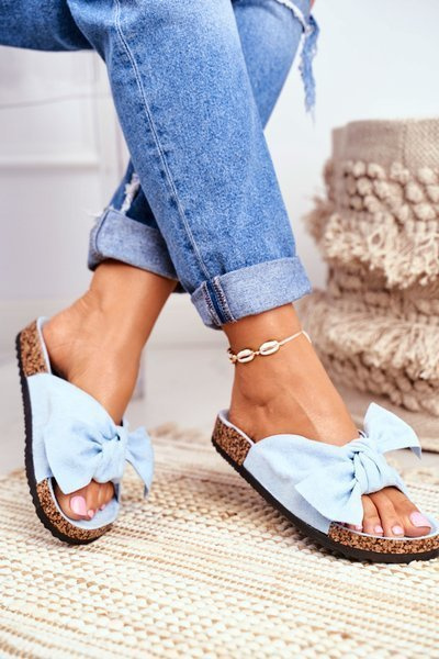 Wendy Blue Cork Lining Flip Flops