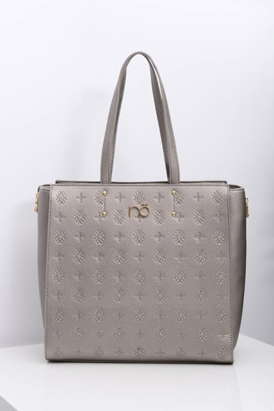 Women's Large Grey Gold Nobo Bag