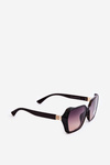 Women's Gradient Sunglasses UV400 Brown-Black