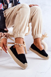 Slip-on Suede Espadrilles Black Lesley