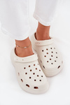 Women's Foam Platform Slippers White Elisra