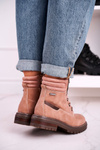 Women's Insulated Workers Boots Pink Timber
