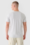 Men's Plain T-Shirt With Logo 4F Light Gray 4FWMM00TTSHM1843-27M