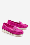 Women's Loafers On The Platform Fuchsia Mirren