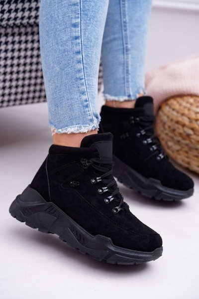 Women's Sports High Boots Black Unreal