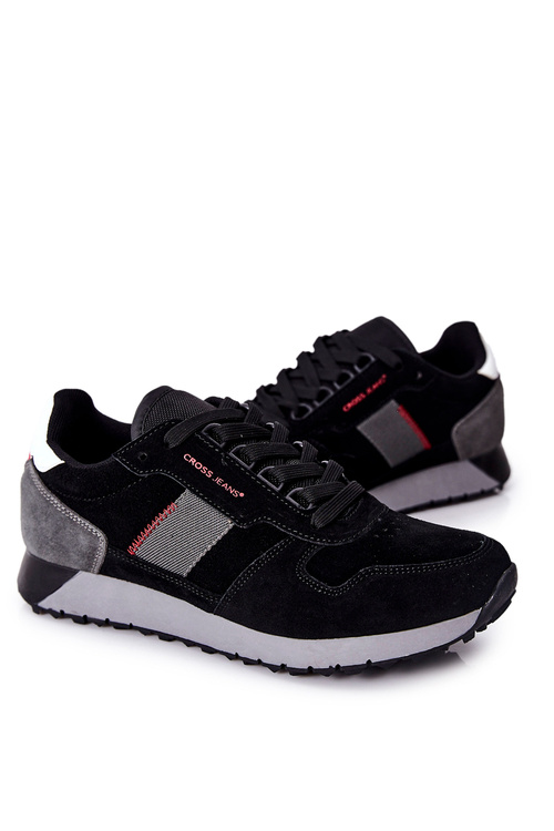 Obuwie Sportowe Męskie Cross Jeans Czarne II1R4009C