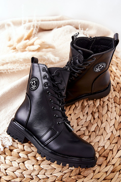 Children's Warm-up Booties Workers Black Rosalie