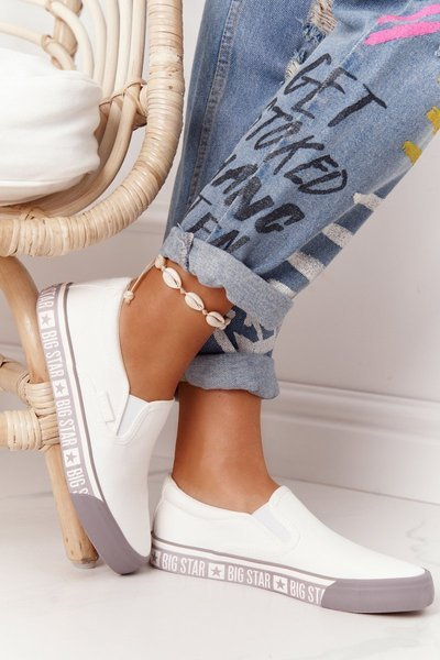 Women's Slip-on Sneakers Big Star HH2740007 White