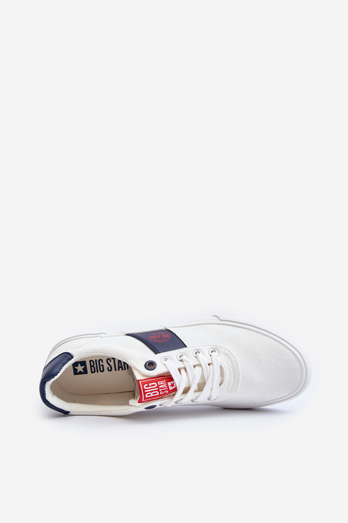 Men's Fabric Sneakers Big Star JJ174253 White