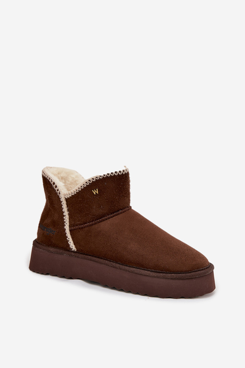 Women's Snow Boots on Platform Wrangler 20253093.IKU Chocolate