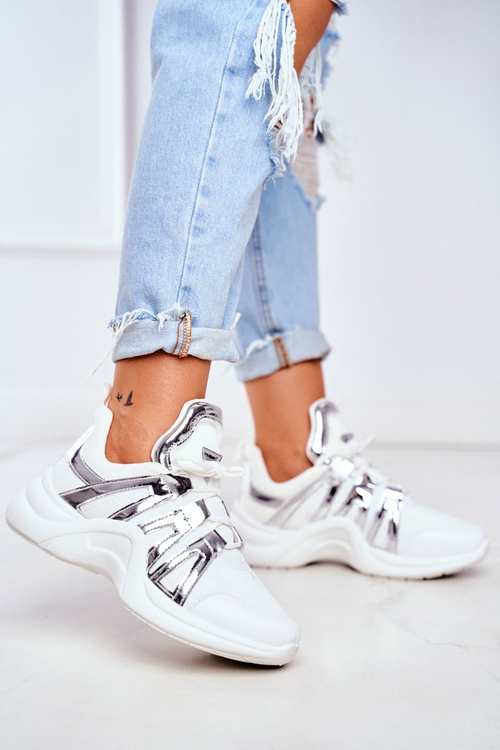 Women's Sports Shoes Silver Inserts Felter