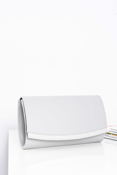 Women's Grey Polish Handbag Elegant Clutch Purse