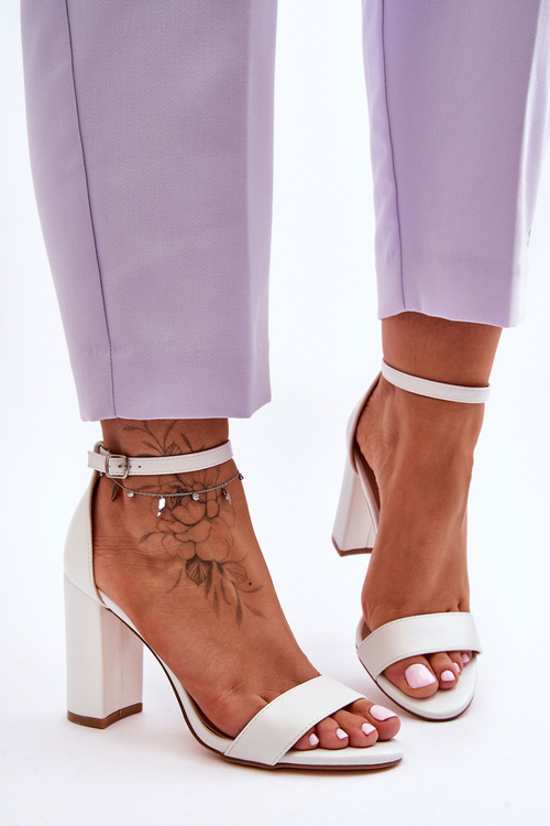 High Heel Sandals White Individual