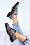 Women's Brogues Oxfords Flowers Leather Maciejka 04087-43