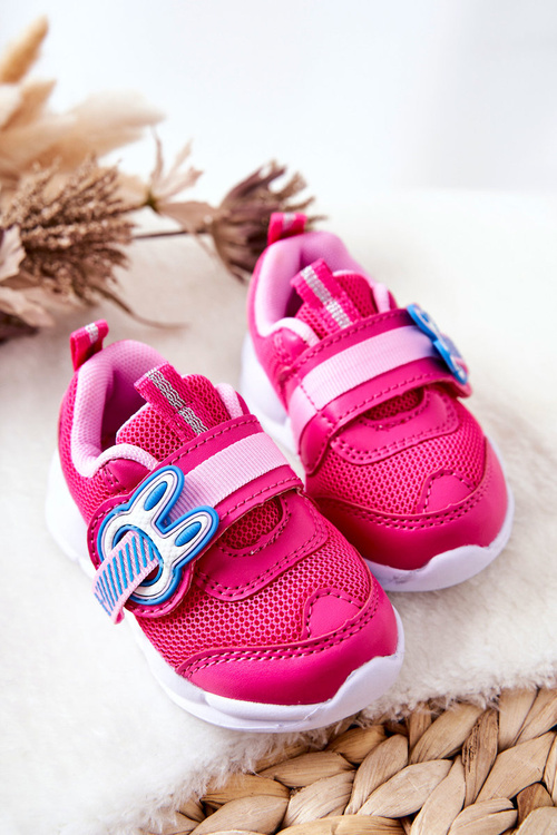 Dziecięce Sportowe Buty Na Rzep Befado 516P089 Różowe