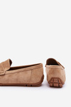 Men's Suede Moccasins Beige Wesley
