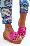 Women's Wedge Sandals Pink Calama