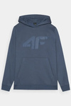 Men's Hoodie Pullover With Hood Blue 4FWMM00TSWSM1464-32S