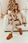 Women's Snow Boots On Thick Sole Camel Caliksa