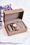 Set Watch, Bracelet And Chain GG Luxe Rose Gold