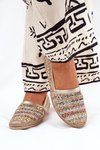 Espadryle Damskie Eleganckie Z Plecionką Multikolor Zazoo 10178