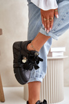Women's Leather Sneakers With Decorations CheBello 4292 Beige