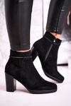 Women’s Ankle Boots Sergio Leone Suede Black BT306
