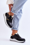 Sportowe Buty Damskie Suwak Czarne Larisa