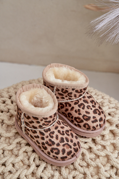 Children's Snow Boots Botki Insulated Beige Nallita