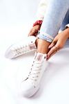Women's High Sneakers Cross Jeans II2R4033C White