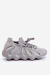 Sneakersy Damskie Wsuwane Szare Myles