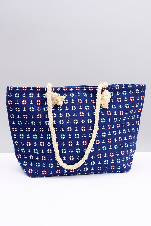 Women's Large Navy Beach Bag Navy Blue