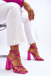 Fashionable High Heel Sandals Pink Josette