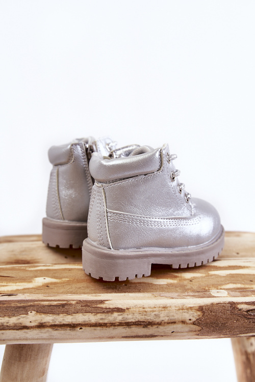 Children's Boots With Zipper Silver Dexter