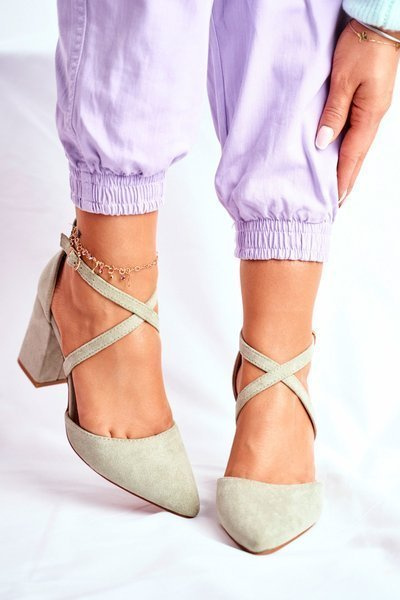 Women's Stiletto pumps Green Traffic