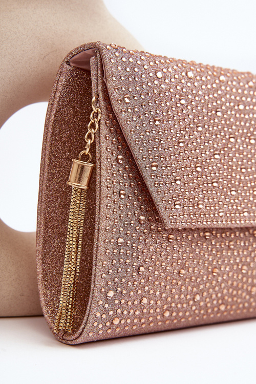 Decorated Formal Bag Clutch Edela Pink