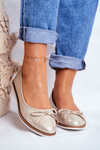 Women’s Ballerinas Sergio Leone Gold BL612