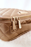 Large cosmetic bag Quilted Monnari CSM0040-023 Gold