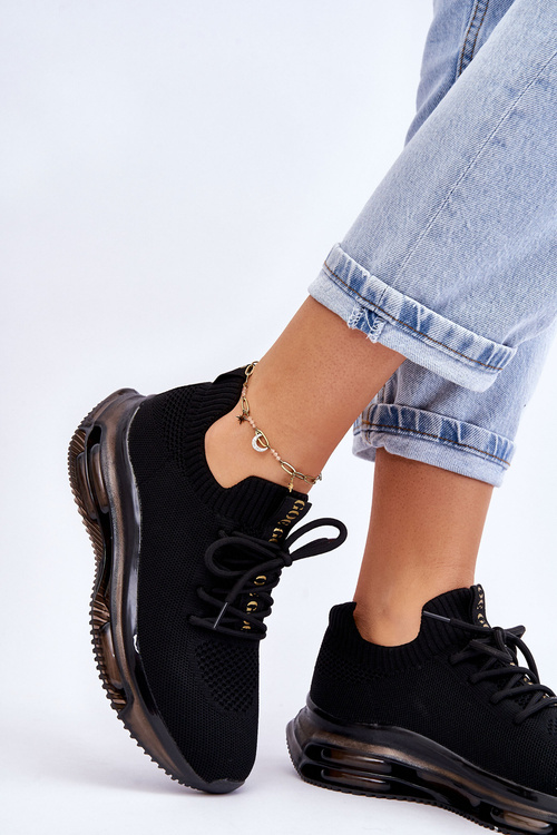 Women's Slip-on Sock Shoes GOE JJ2N4080 Black