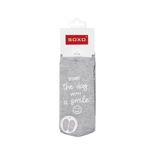 Women's SOXO Socks "start the day with a smile"