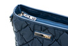 Quilted Navy Blue Handbag Letter Bag Nobo