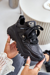 Women's Leather Sneakers CheBello 4583 Black