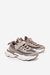 Dziecięce Buty Sportowe Sneakersy Na Rzep Khaki Ronivelle