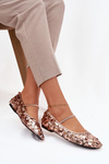 Ballerinas Decorated with Sequins Pink Champagne Terlina