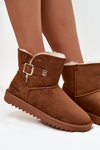 Women's Snow Boots with Buckle Wrangler 20253091.37B Camel