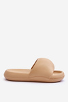 Women's Lightweight Foam Platform Slippers Beige Milton