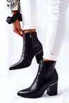 Classic Heeled Boots Black Airah